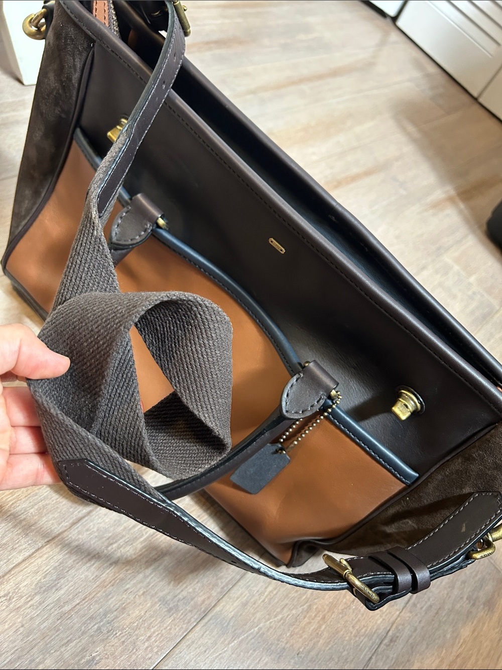 Coach legacy utility flap commuter bag unisex - Picture 12 of 16